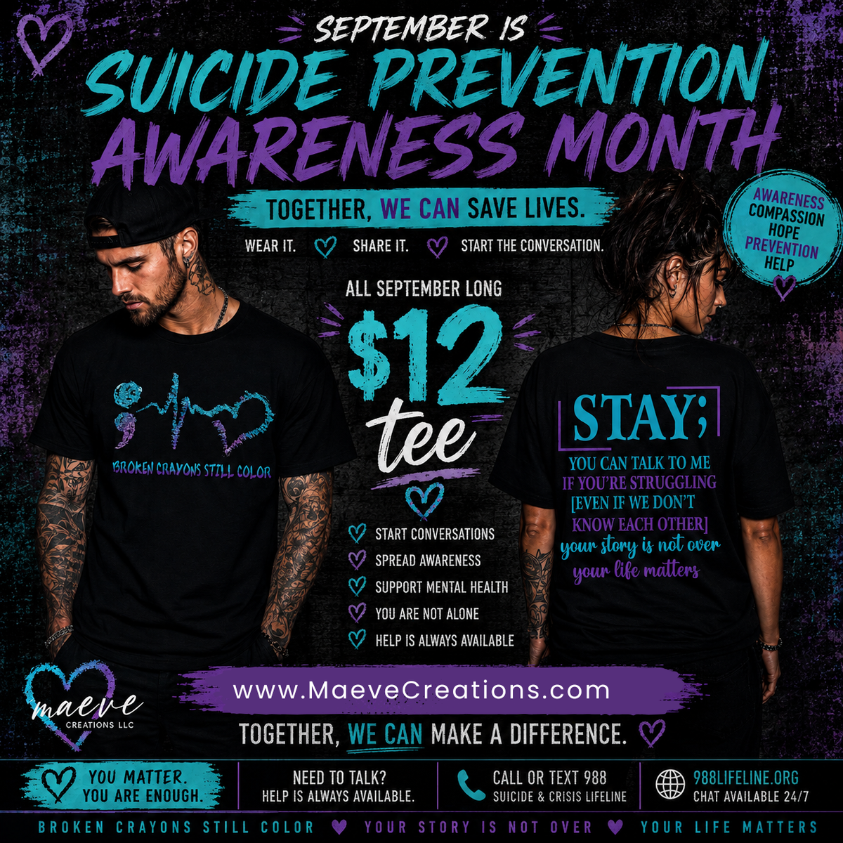 Suicide Prevention Awareness Tee