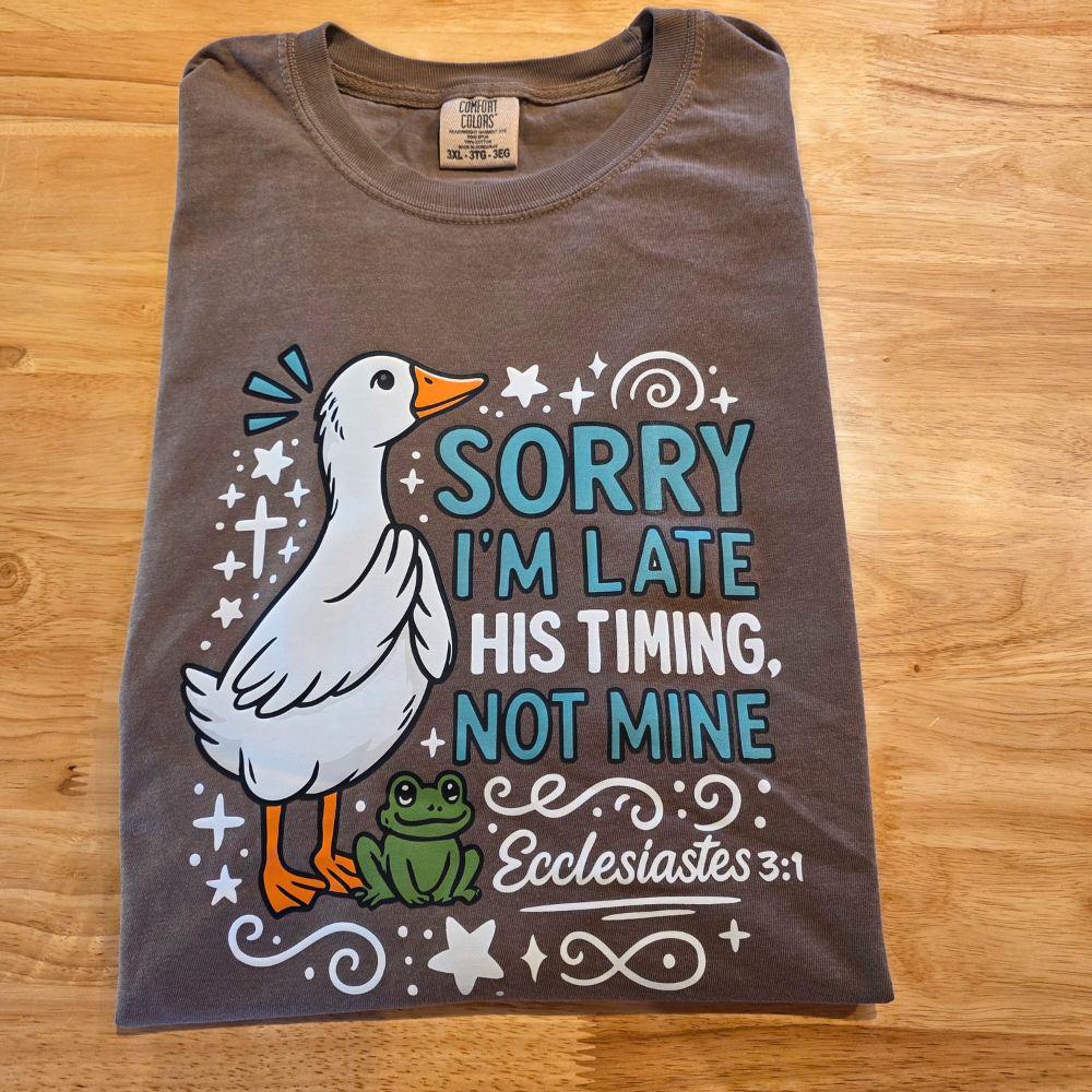 His Timing Not Mine Tee