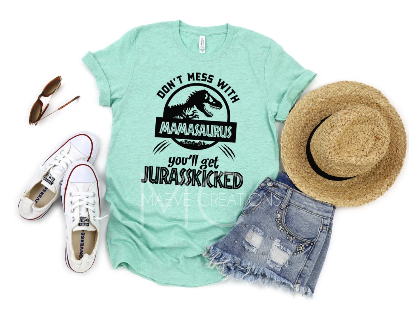 Don't Mess With Mamasaurus Tee