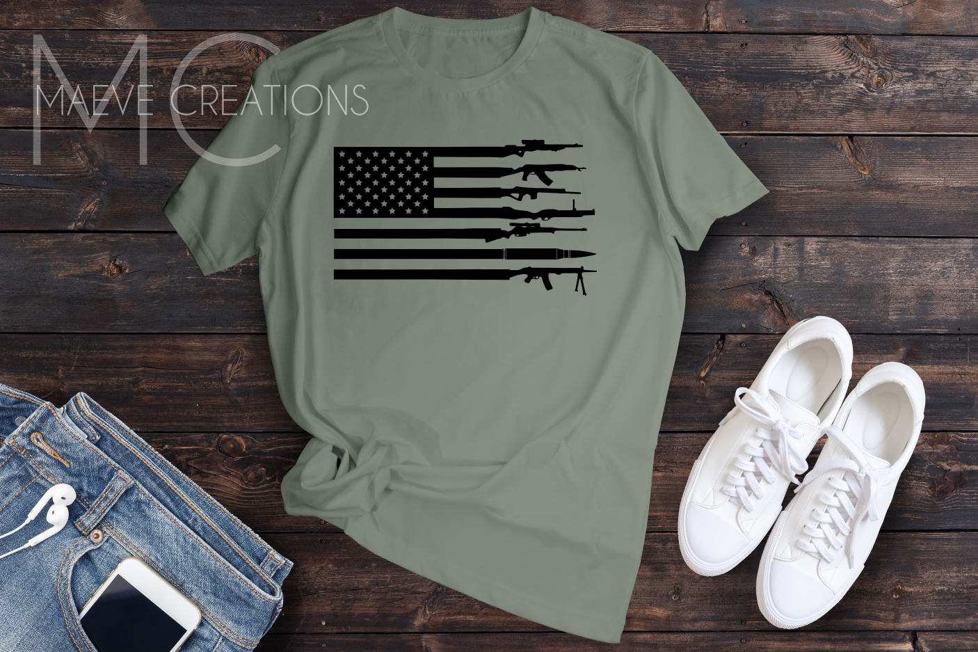 Gun Flag Tee