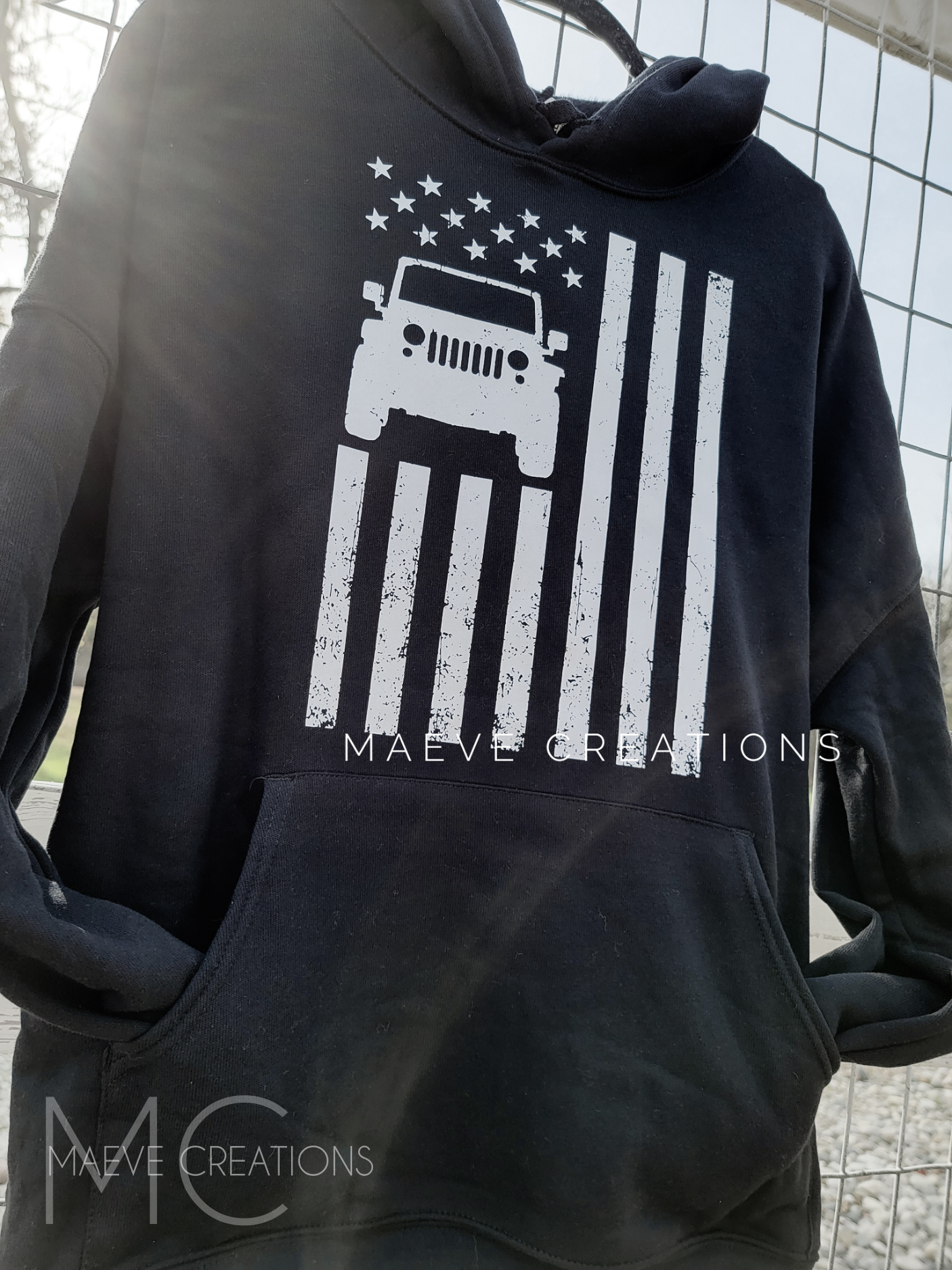 Jeep Flag Hoodie