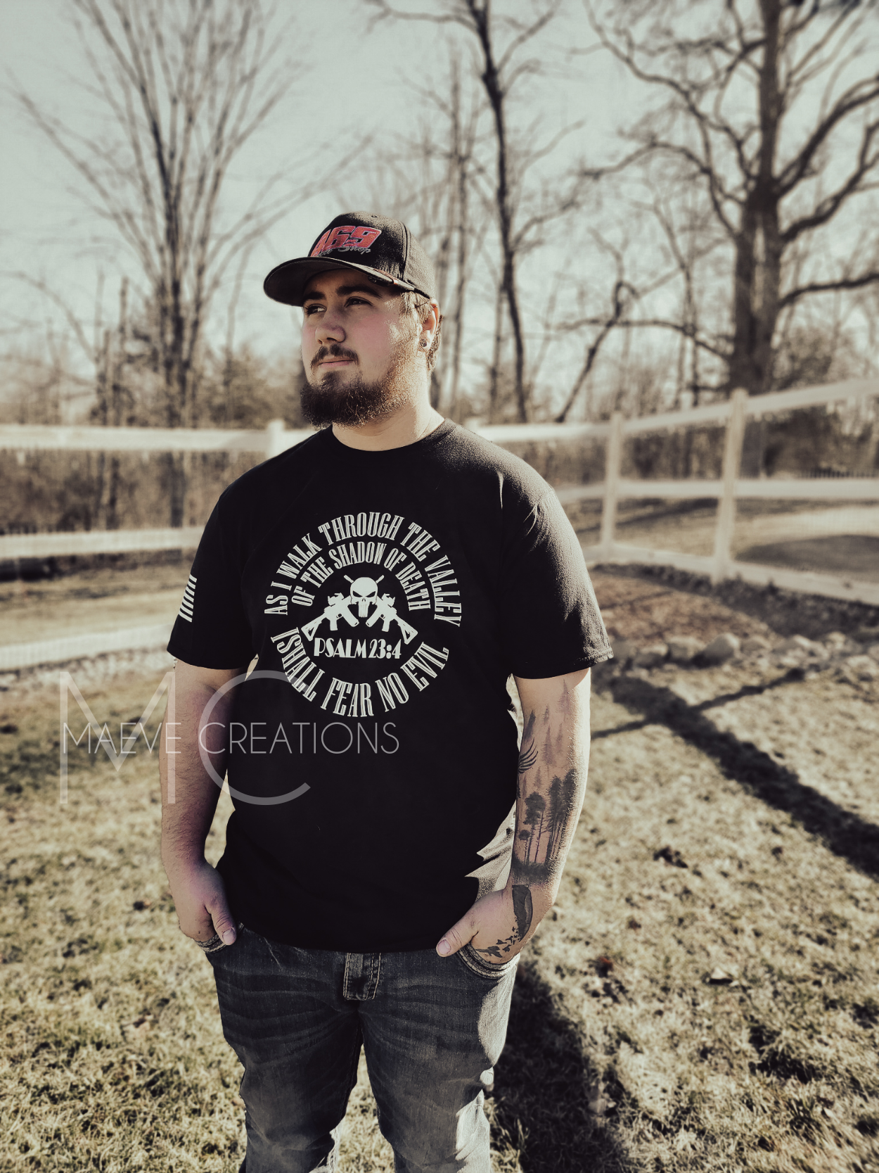 Psalm 23:4 Tee