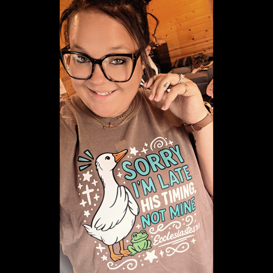 His Timing Not Mine Tee