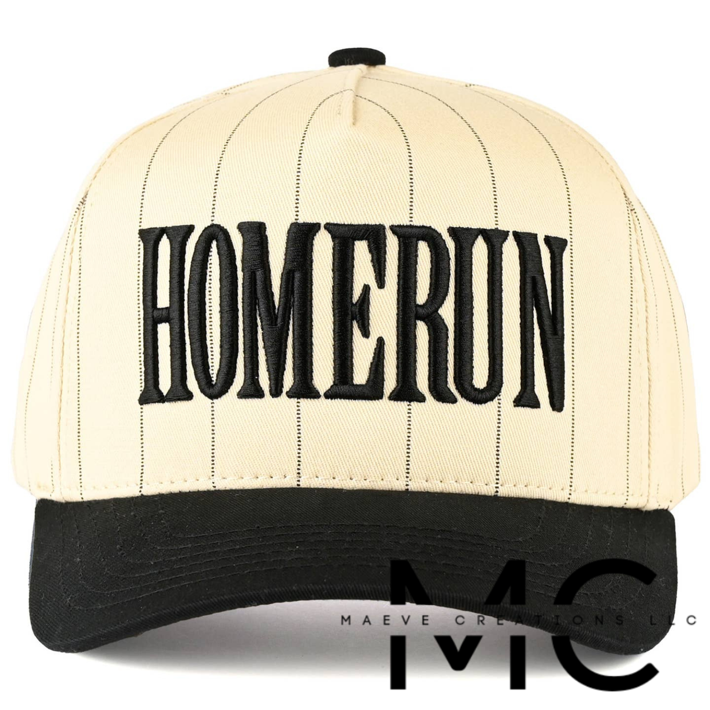 Homerun Beige Embroidered Hat
