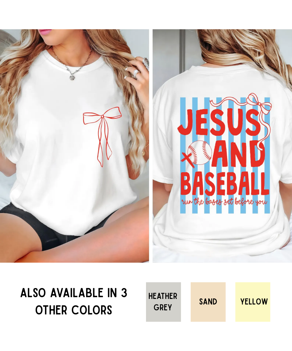 Jesus and Baseball Tee