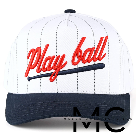 Play Ball Embroidered Hat