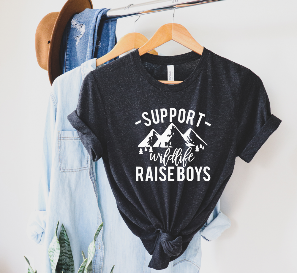 Support Wildlife Raise Boys Tee