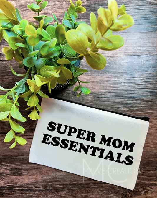 Super Mom Essentials Zipper Tote